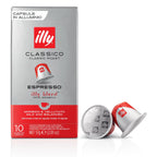 illy Coffee Pods Nespresso Compatible - Illy Classico Classic Roast Espresso Ground Coffee