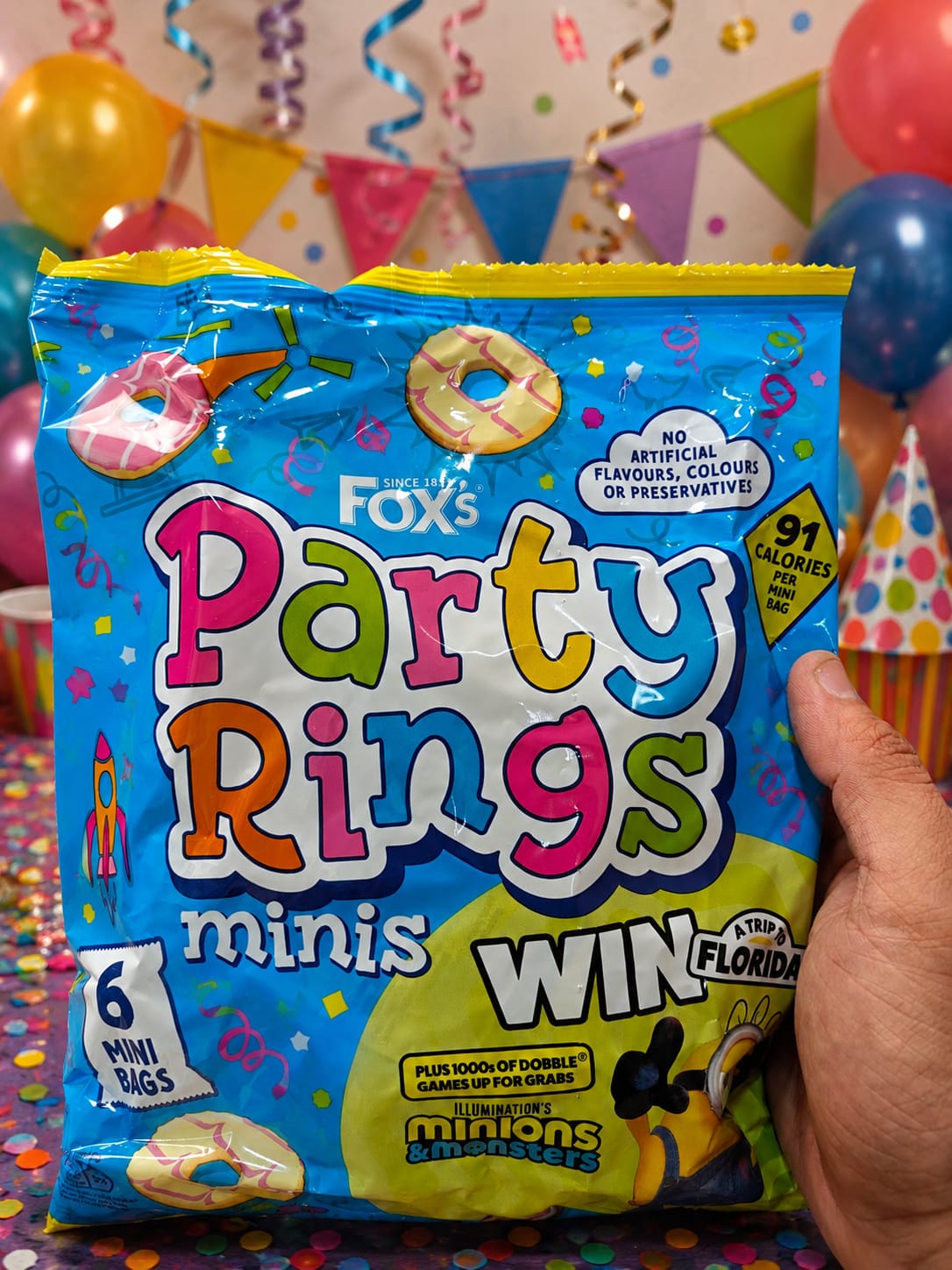 Minions Party Rings Minis – Fun-Filled Imported Treats | VieMelange