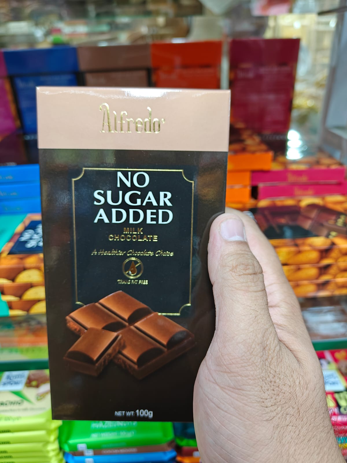Alfredo No Added Sugar Milk Chocolate