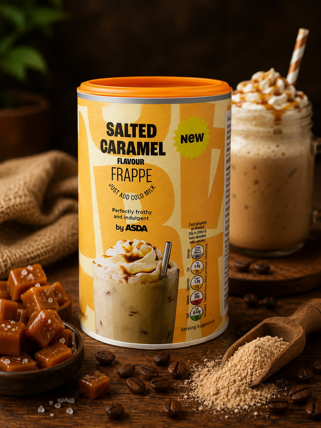ASDA Salted Caramel Flavour Frappe.