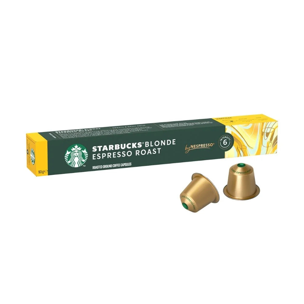 Starbucks Blonde Espresso Roast Coffee Pods – Nespresso Capsules