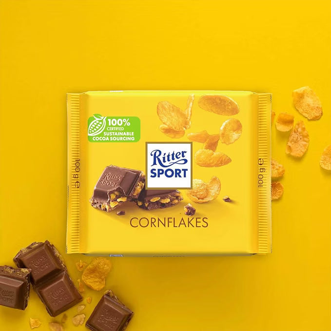 Ritter Sport Chocolate Bar - Cornflakes 100 gms
