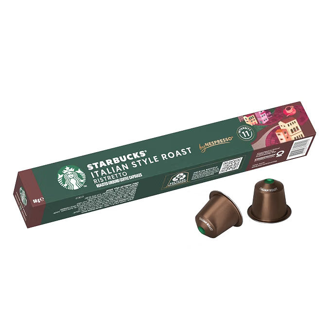 Starbucks Italian Style Roast Coffee Capsules - Nespresso Pods