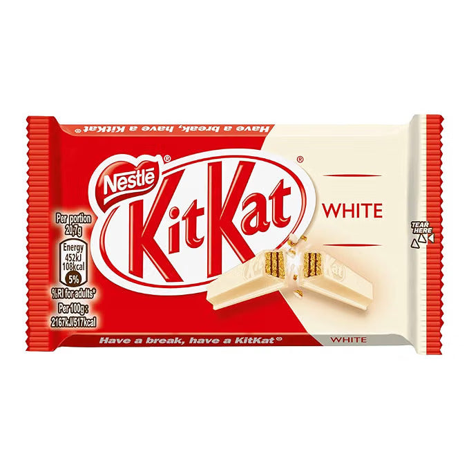 KitKat White 4 Fingers - 41.5 gms Imported