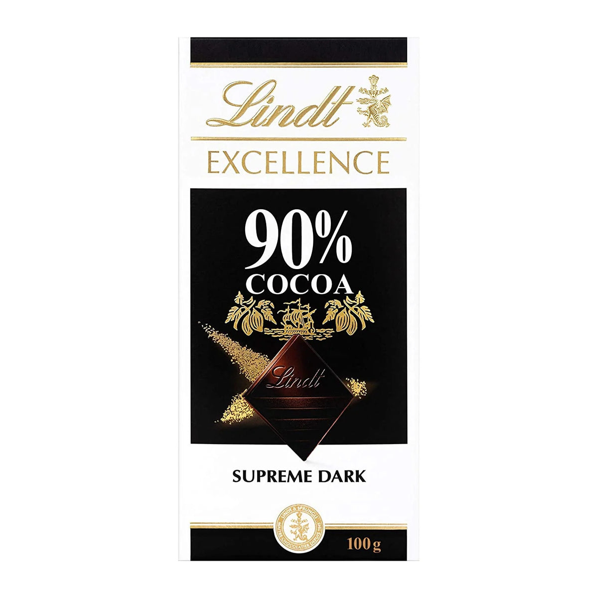 Lindt Excellence 90% Cocoa Supreme Dark Chocolate – 100g