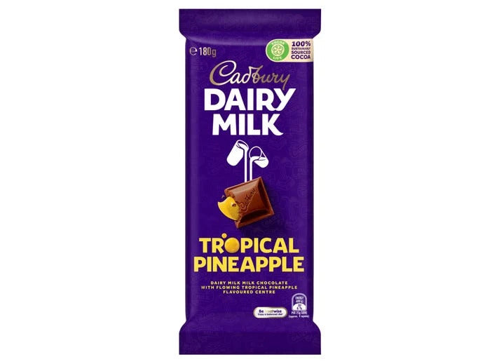 Cadbury Dairy Milk Tropical Pineapple Chocolate